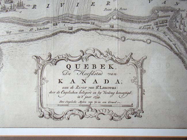 The Siege of Quebec of 1759 published in the Grand Magazine of Universal Intelligence in Oct. 1759 — image 2